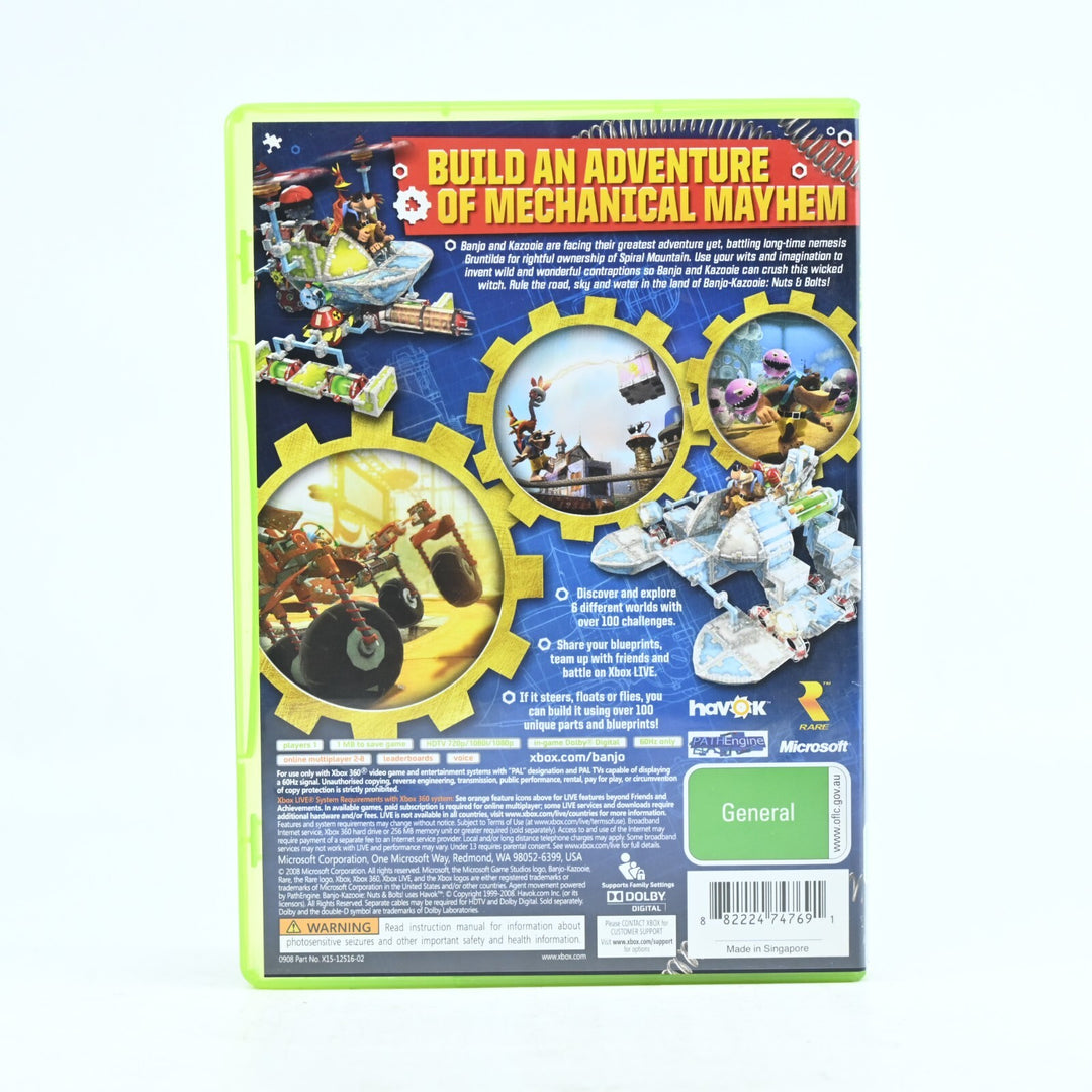 Banjo-Kazooie: Nuts & Bolts - Xbox 360 Game + Manual - PAL