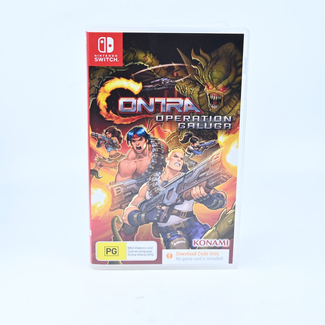Contra: Operation Galuga - Nintendo Switch Game - Download Code Only - FREE POST