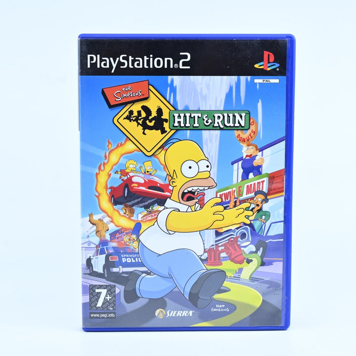 The Simpsons Hit & Run - Sony Playstation 2 / PS2 Game + Manual - PAL