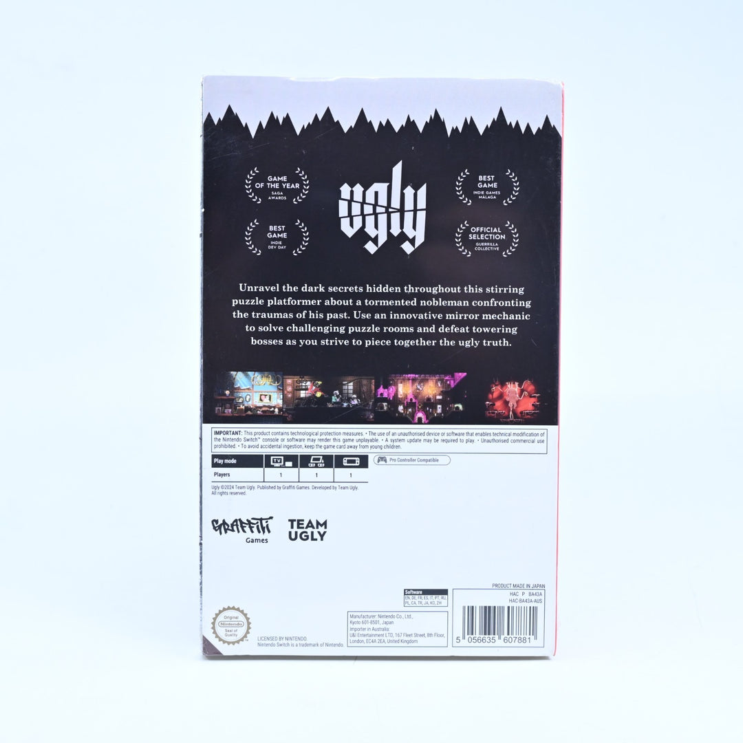 SEALED! Ugly - Nintendo Switch Game - FREE POST!