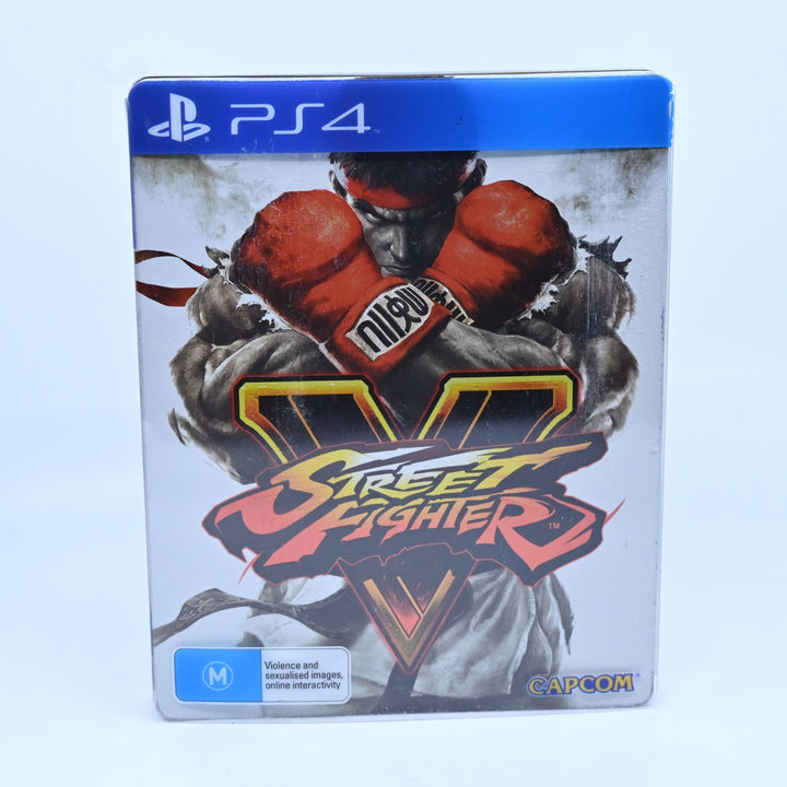 Street Fighter V - Steelbook - Sony Playstation 4 / PS4 Game - FREE POST!