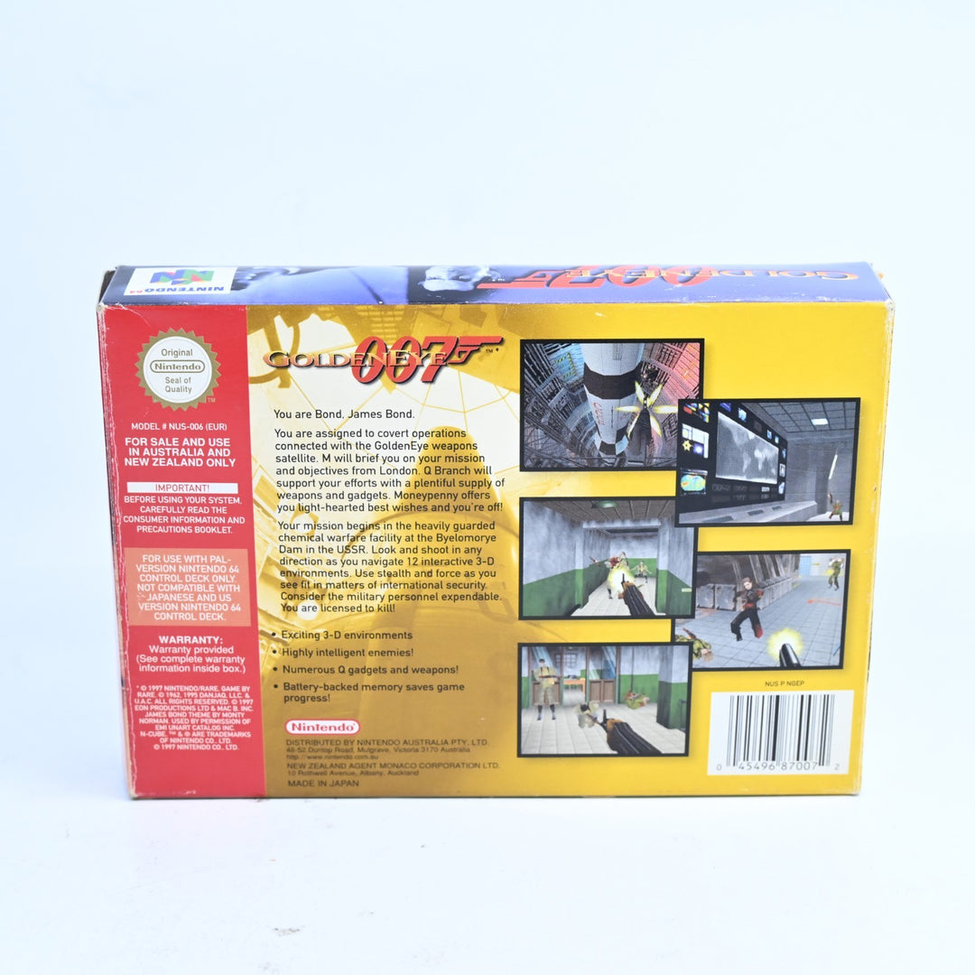 GoldenEye 007 - N64 / Nintendo 64 Boxed Game - PAL - FREE POST!