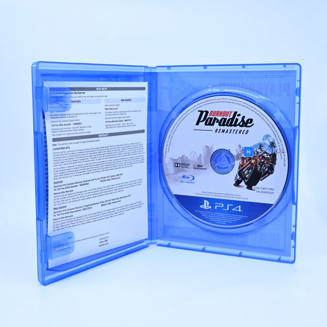 Burnout Paradise Remastered - Sony Playstation 4 / PS4 Game - FREE POST!