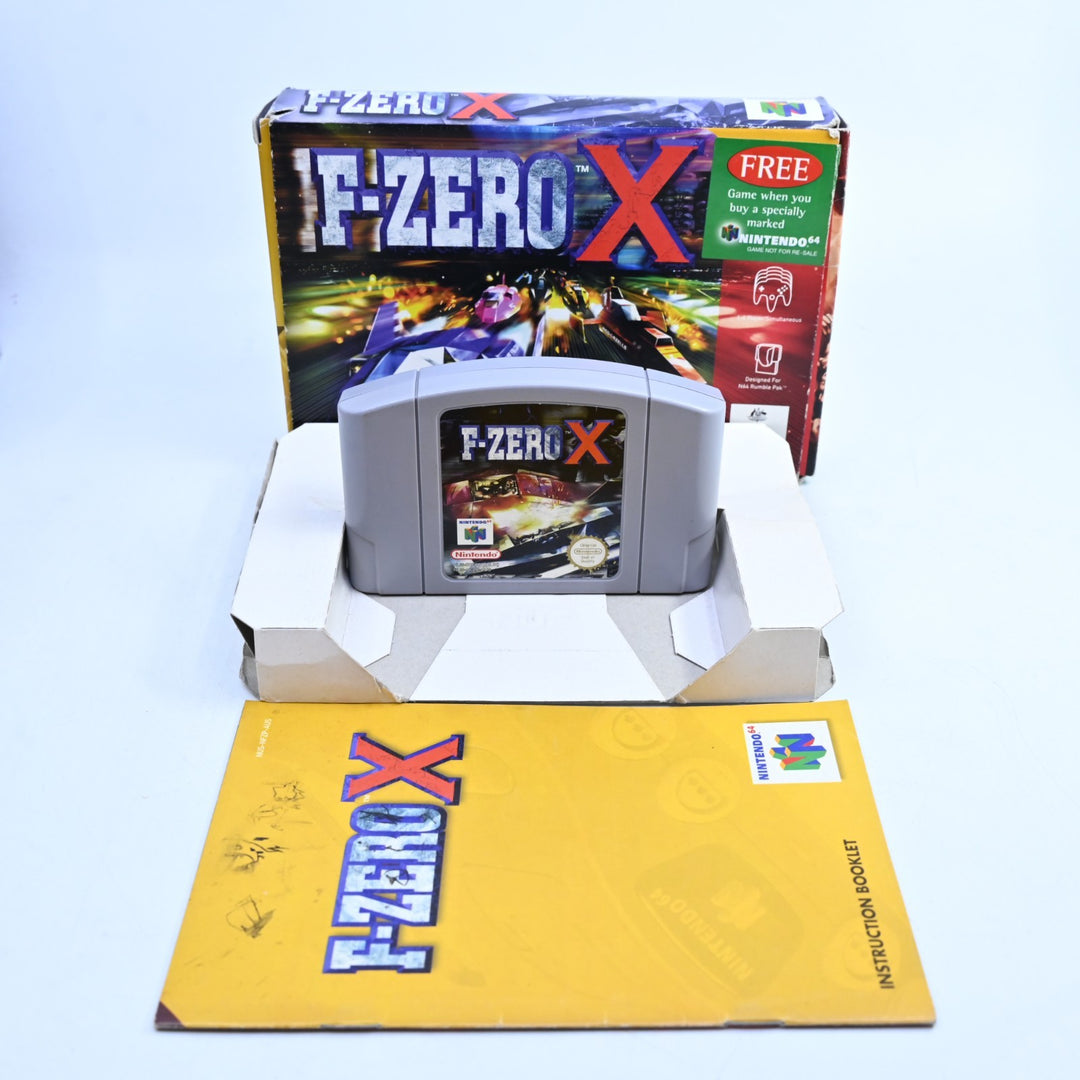 F-Zero X - N64 / Nintendo 64 Boxed Game - PAL - FREE POST!