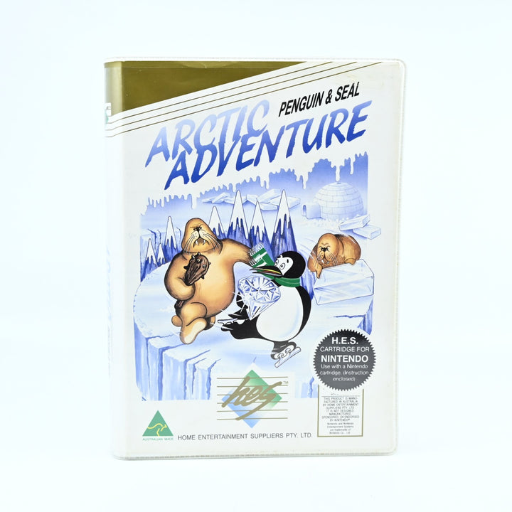 Arctic Adventure: Penguin & Seal - Piggy Back Cartridge - H.E.S / NES Game - PAL