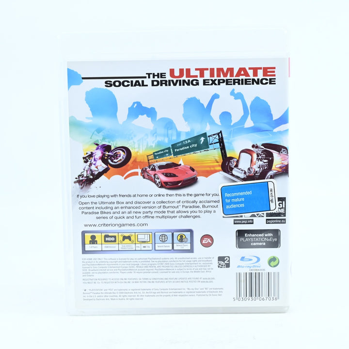 Burnout Paradise: The Ultimate Box - Sony Playstation 3 / PS3 Game - FREE POST!