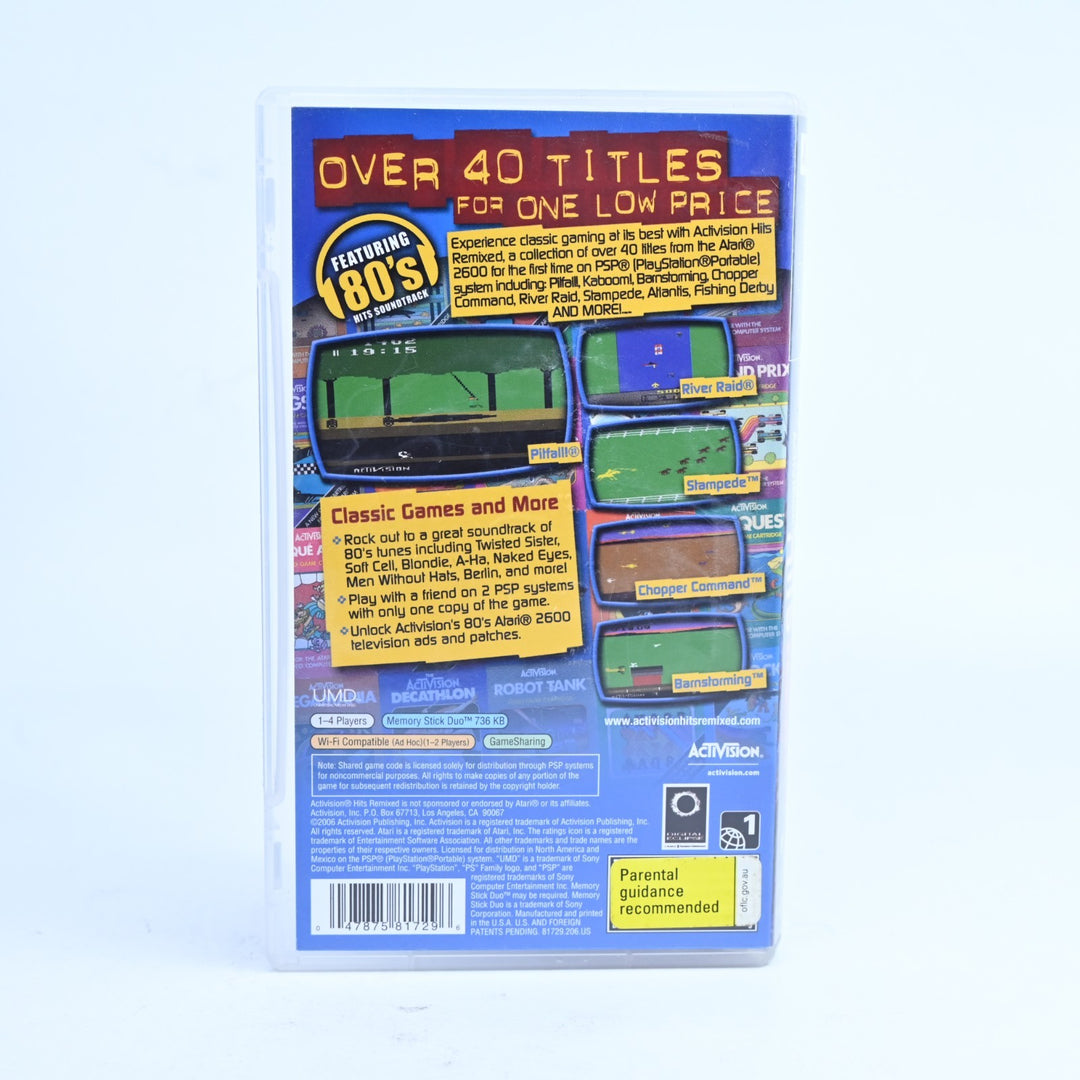 Activision Hits Remixed - Sony PSP Game + Manual - Region Free - FREE POST!