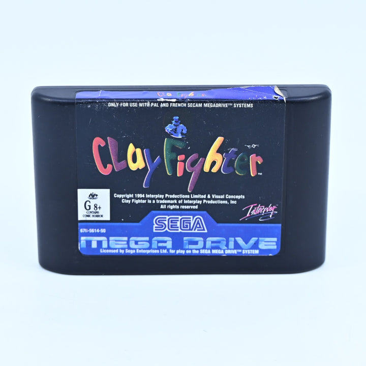 Clay Fighter - Sega Mega Drive Game - Cartridge Only - PAL - FREE POST!