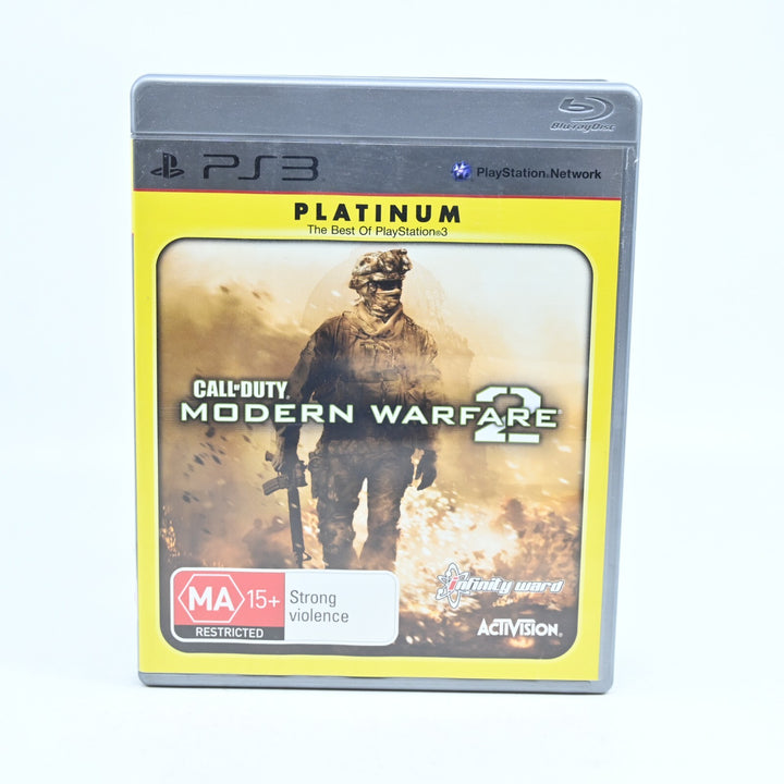 Call of Duty: Modern Warfare 2 - Sony Playstation 3 / PS3 Game + Manual
