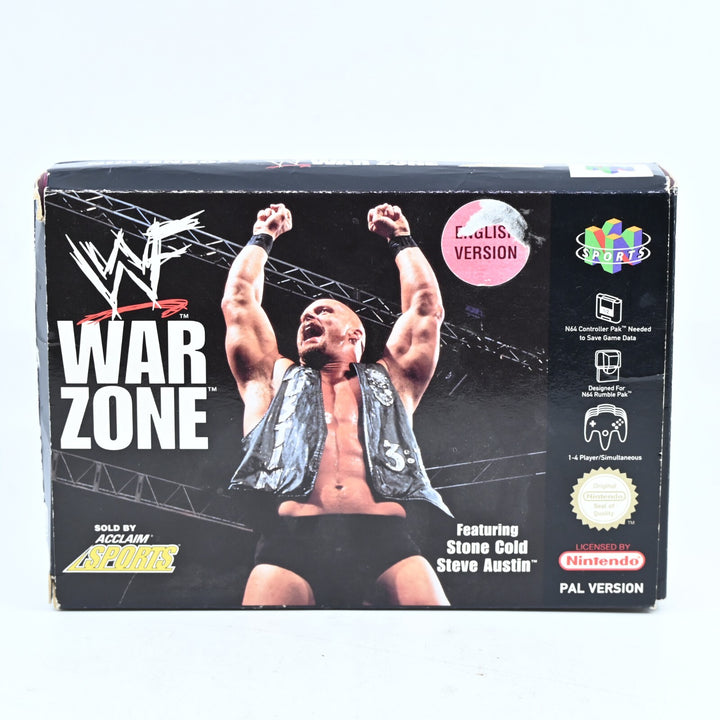 WWF War Zone - N64 / Nintendo 64 Boxed Game - PAL - FREE POST!