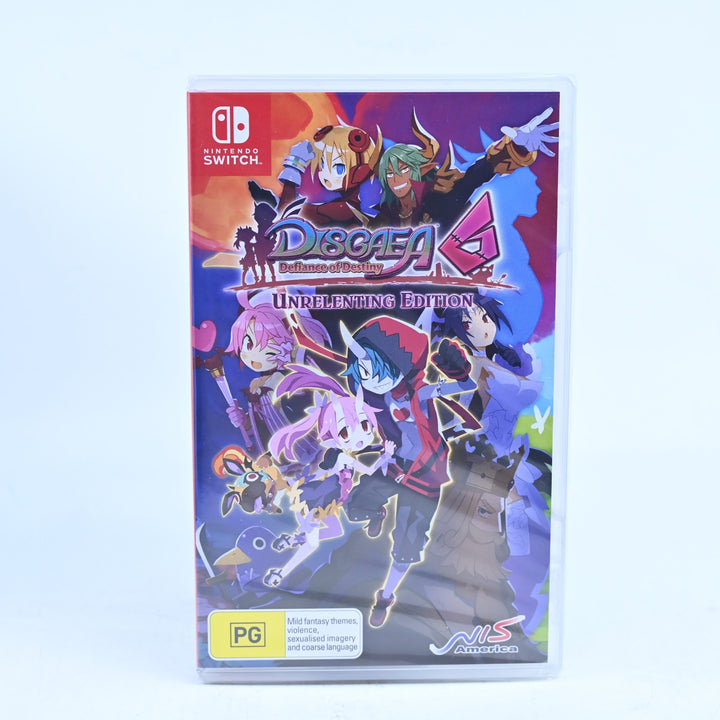 Disgaea 6: Defiance of Destiny - Unrelenting Edition - SEALED! - Switch Game