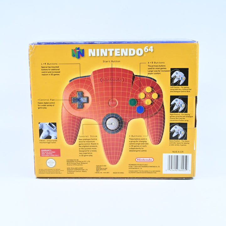 Original Red Controller - Nintendo 64 Controller - N64 Accessory