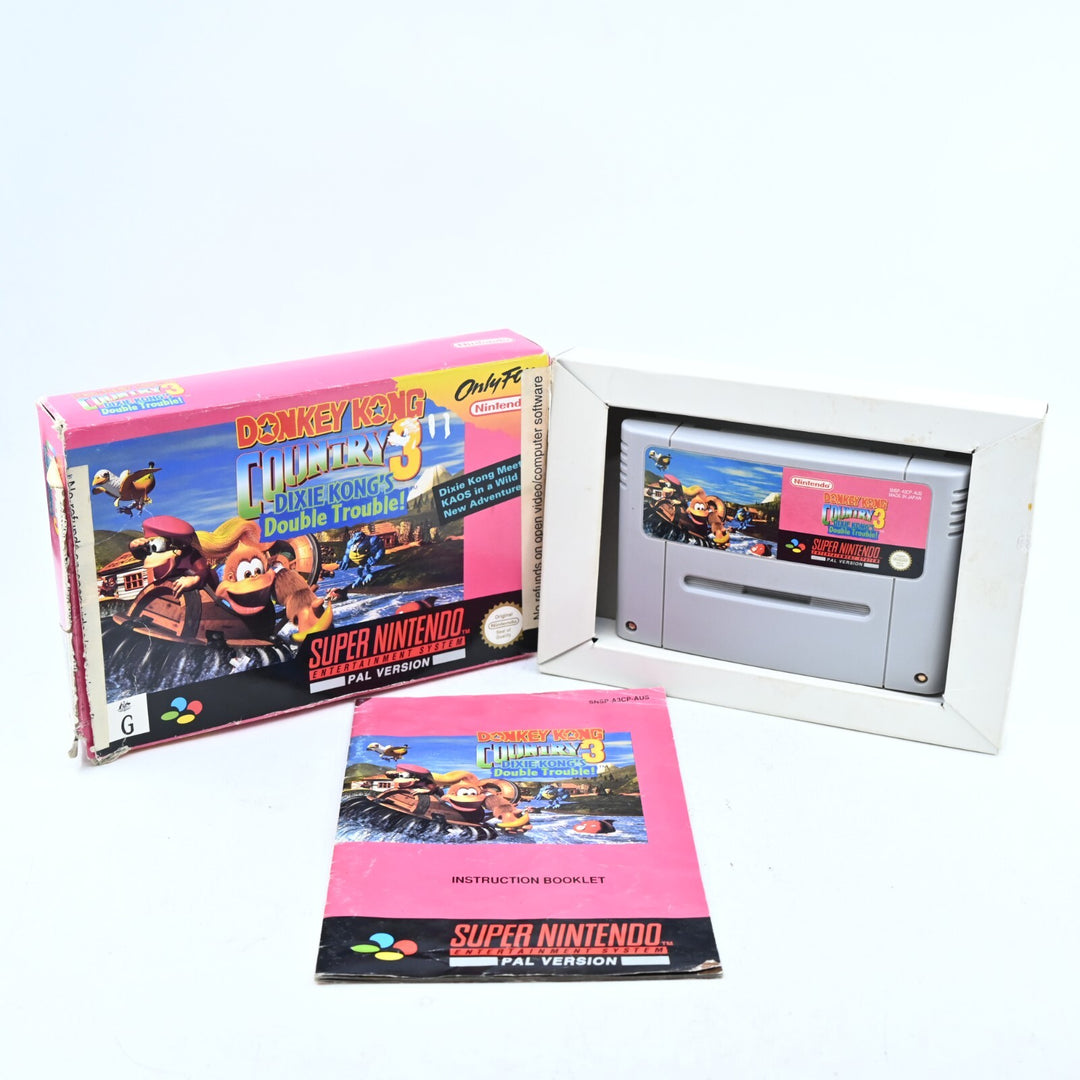 Donkey Kong Country 3 - Super Nintendo / SNES Boxed Game - PAL - FREE POST!