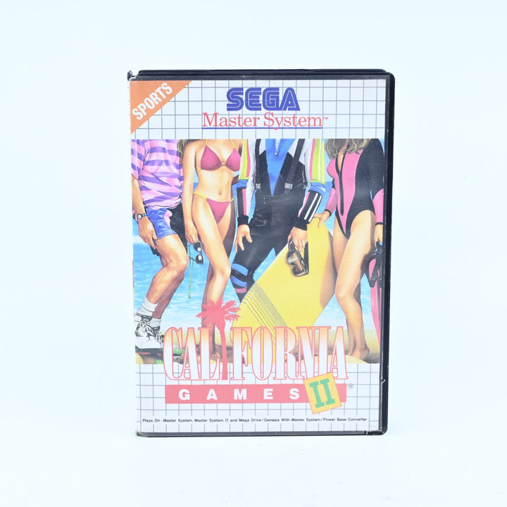 California Games II 2 - Sega Master System Game + Manual - PAL - FREE POST!