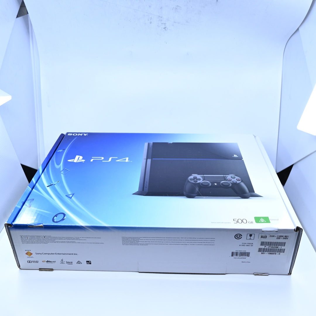 Black 500GB Sony Playstation 4 / PS4 Boxed Console - CUH-1102A - FREE POST!