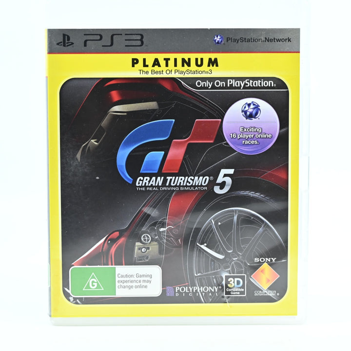 Gran Turismo 5 - Sony Playstation 3 / PS3 Game - No Manual - FREE POST!