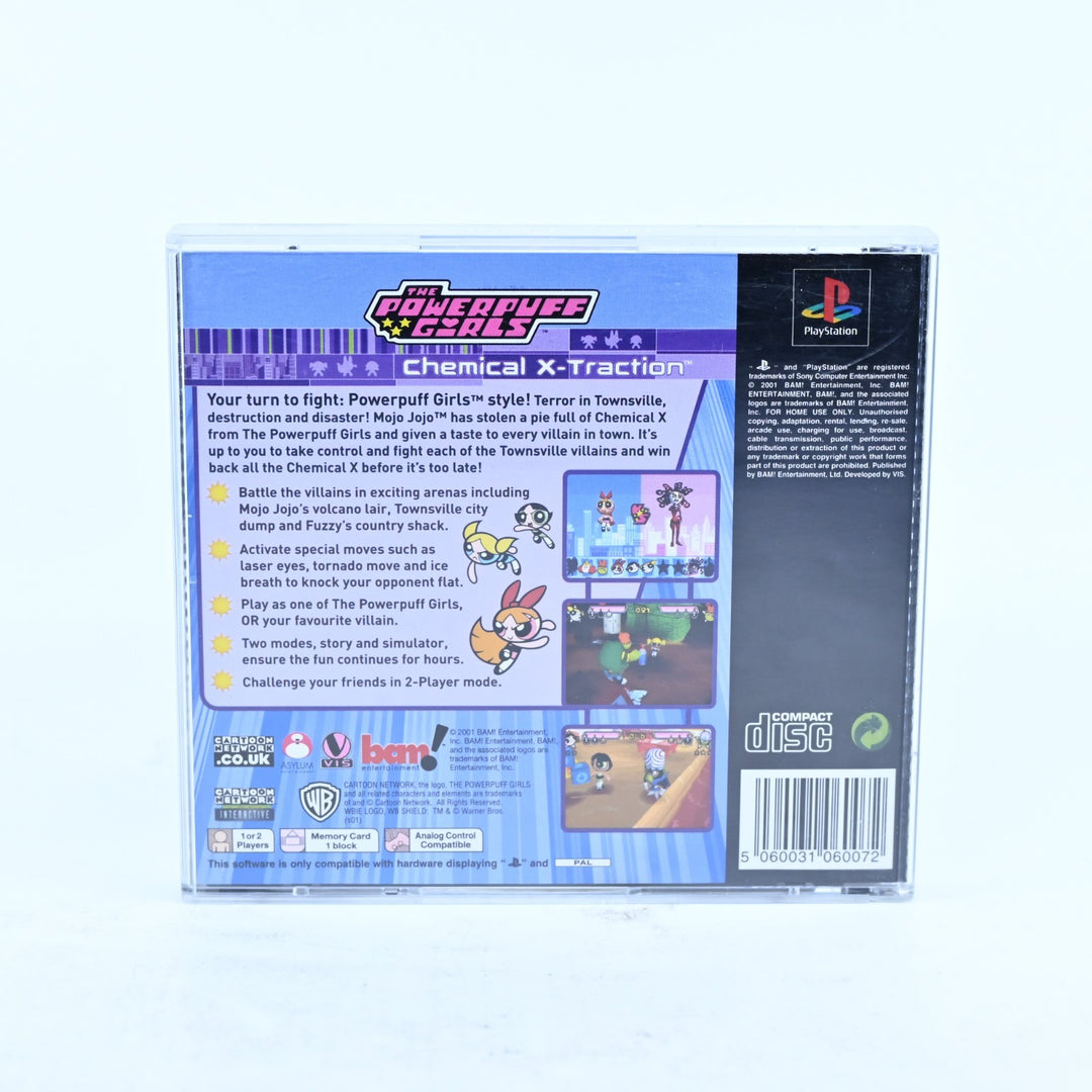 The Powerpuff Girls: Chemical X-traction - Playstation 1 / PS1 Game + Manual