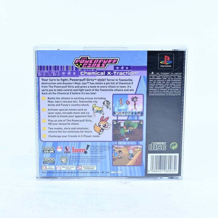 The Powerpuff Girls: Chemical X-traction - Playstation 1 / PS1 Game + Manual