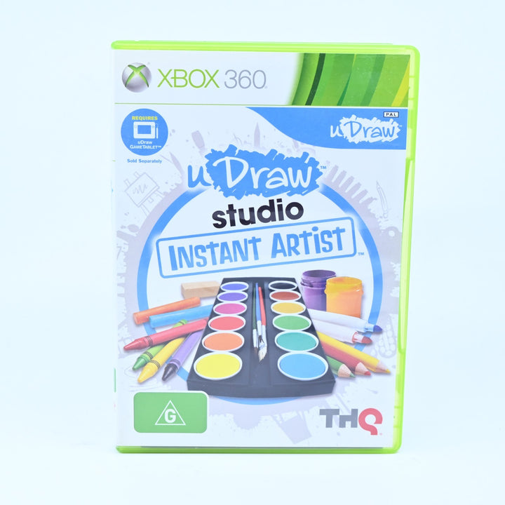 uDraw Studio Instant Artist - Xbox 360 Game + Manual - PAL - MINT DISC!