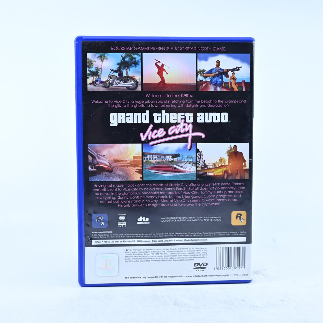 Grand Theft Auto: Vice City - Sony Playstation 2 / PS2 Game + Manual + Map - PAL
