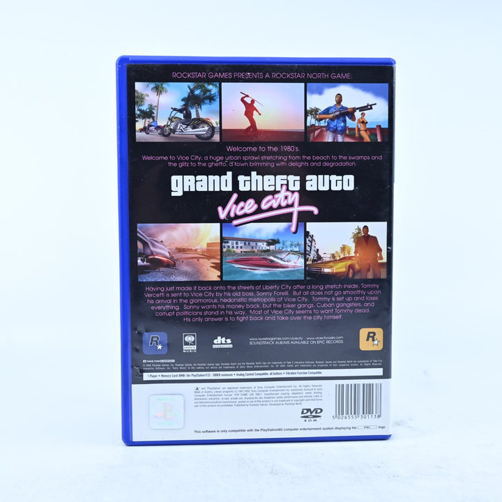 Grand Theft Auto: Vice City - Sony Playstation 2 / PS2 Game + Manual + Map - PAL