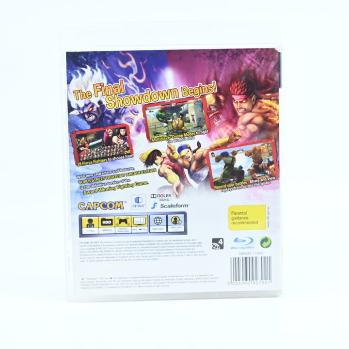 Super Street Fighter IV Arcade Edition - Sony Playstation 3 / PS3 Game + Manual