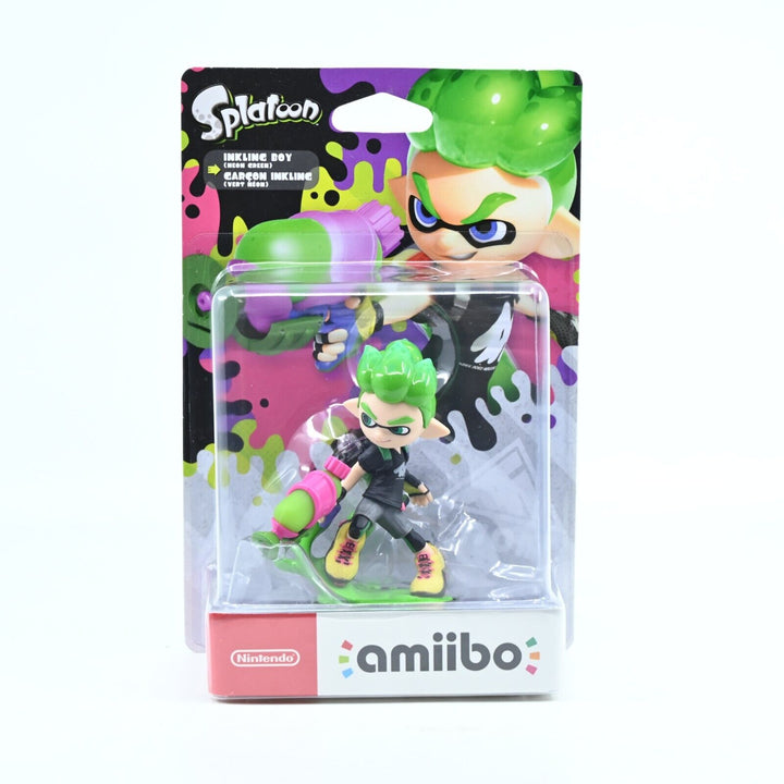 SEALED! Inkling Boy (Neon Green) Amiibo - Splatoon - Toy