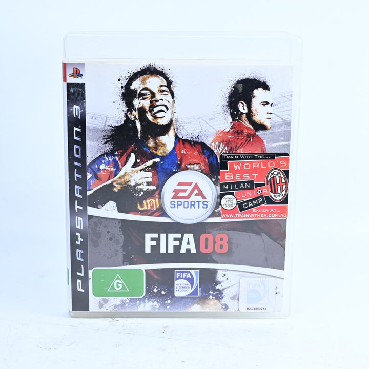 FIFA 08 - Sony Playstation 3 / PS3 Game + Manual - FREE POST!