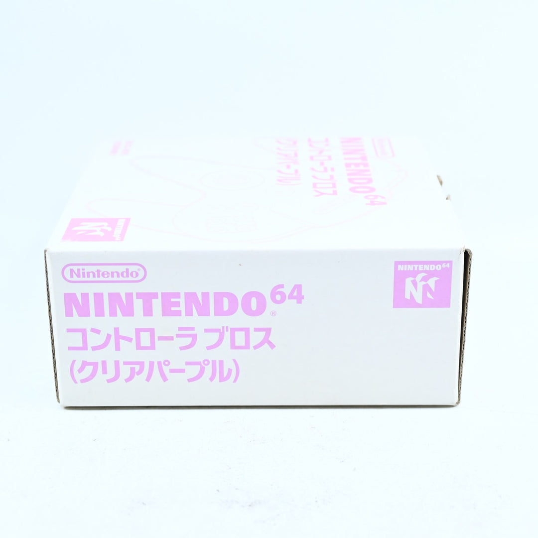 N64 Purple Boxed Controller Japanese - N64 / Nintendo 64 Accessory