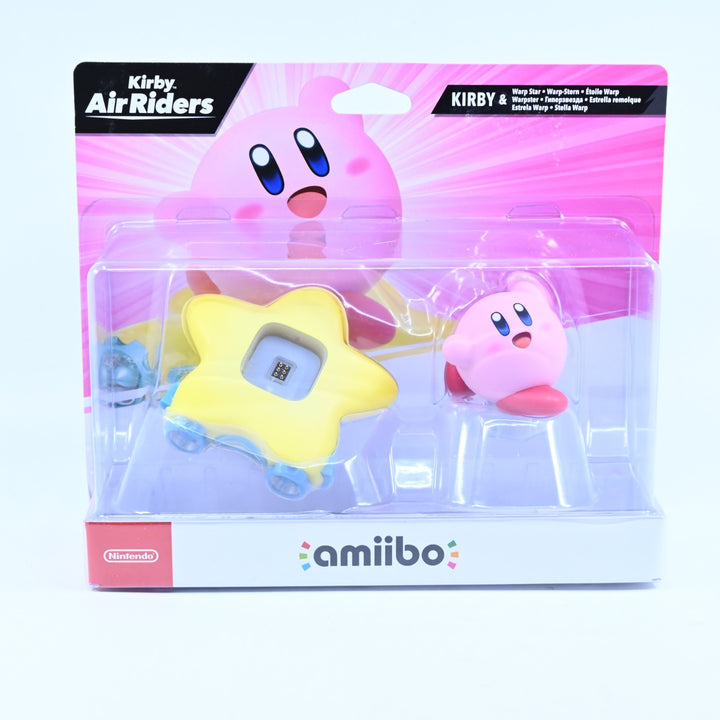 SEALED! - Kirby & Warp Star Amiibo - Kirby Air Riders - Toy