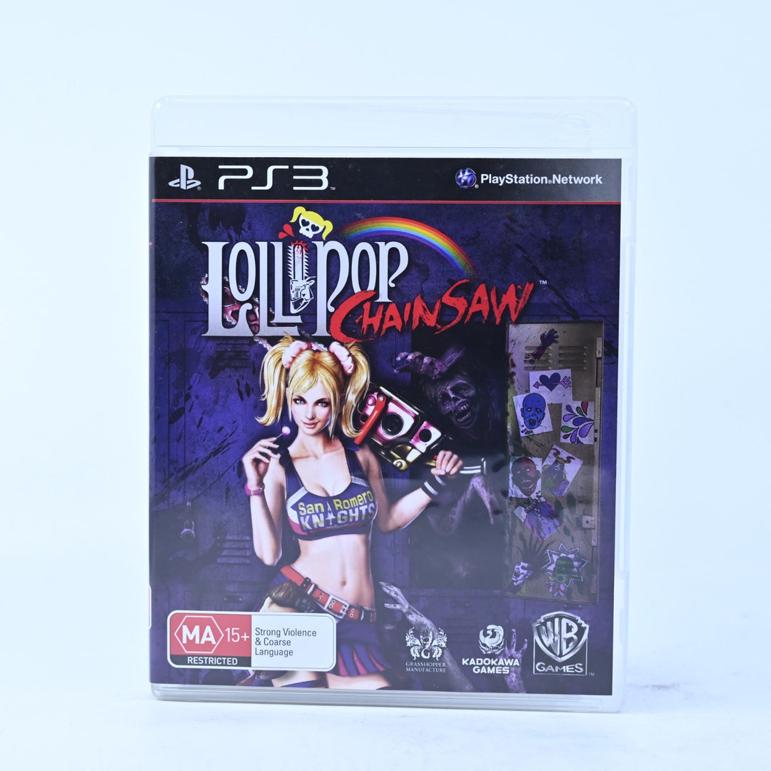 Lollipop Chainsaw - Sony Playstation 3 / PS3 Game + Manual - MINT DISC!