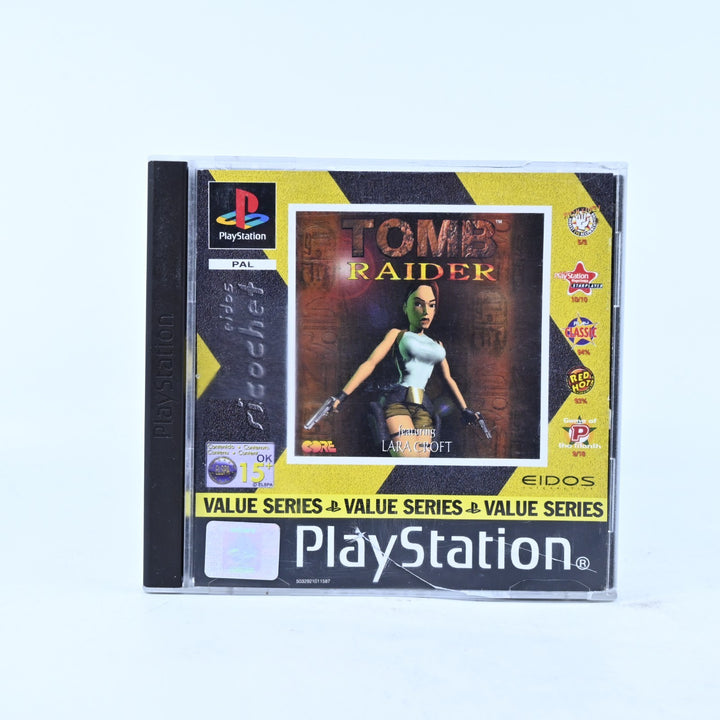Tomb Raider - Sony Playstation 1 / PS1 Game + Manual - PAL - MINT DISC!