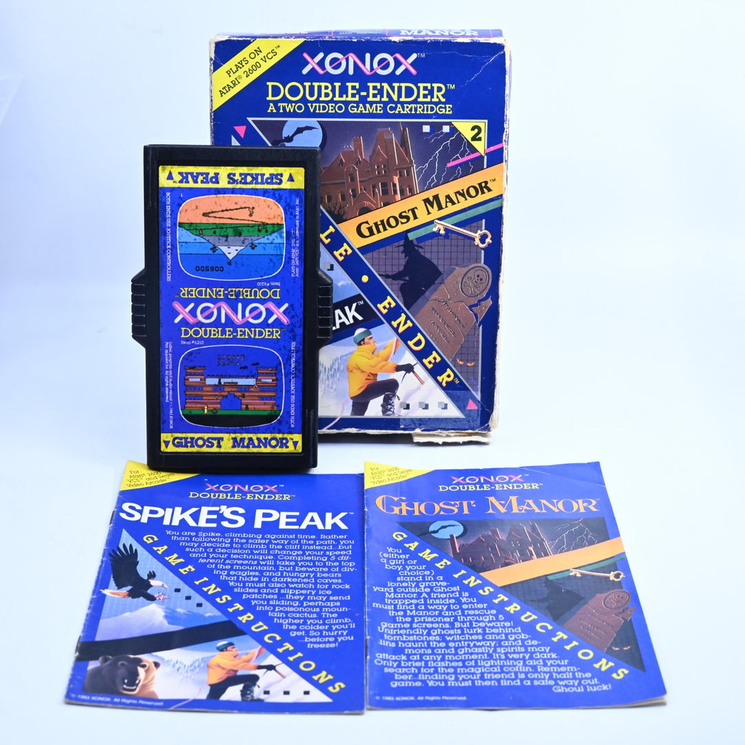 Ghost Manor / Spike's Peak - Double Ender - Atari 2600 Boxed Game - PAL