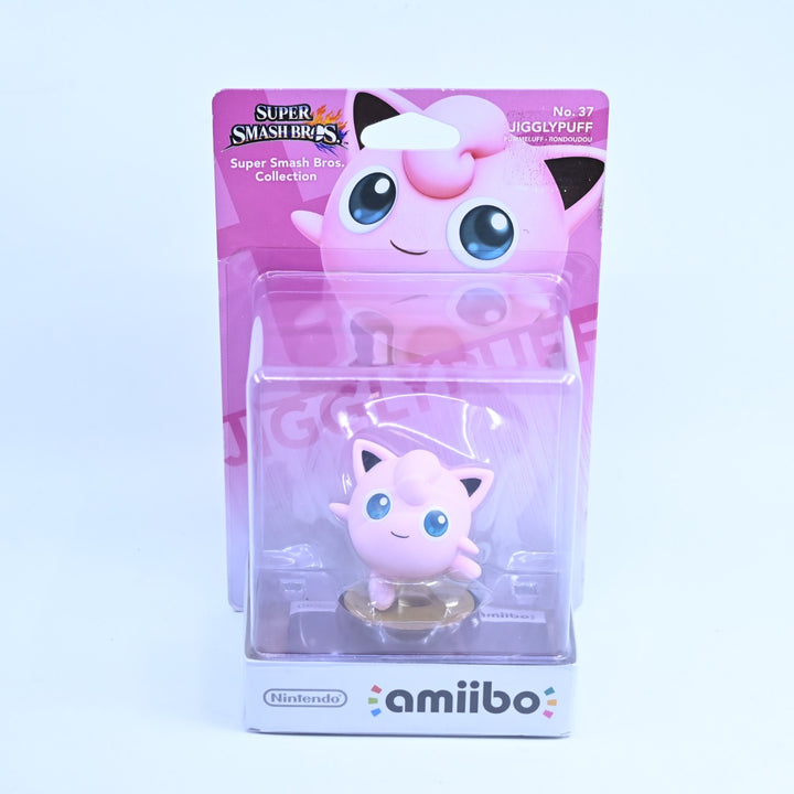 SEALED! Jigglypuff Amiibo No. 37 - Super Smash Bros. Collection - Toy