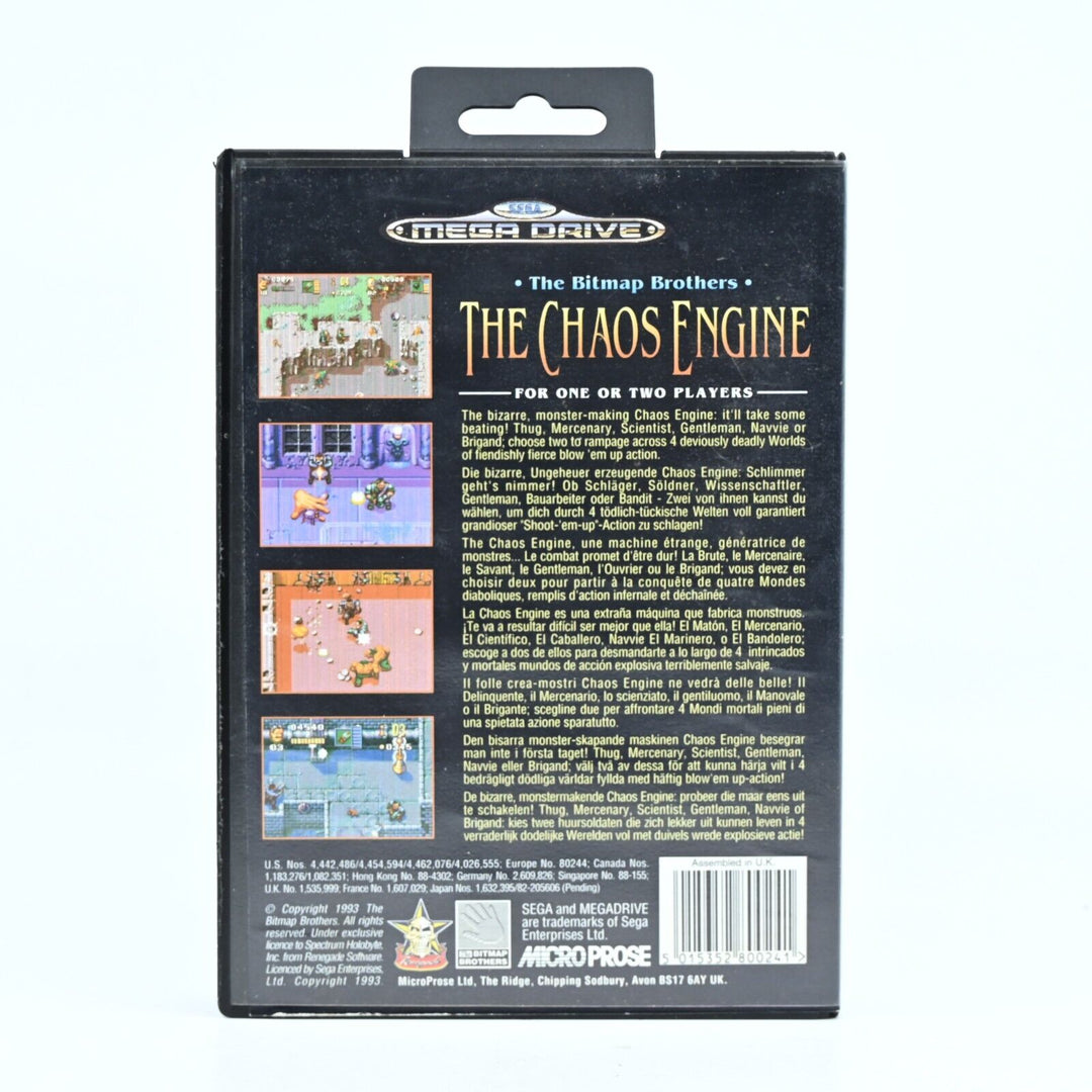 The Chaos Engine + Manual - Sega Mega Drive Game - PAL - FREE POST!