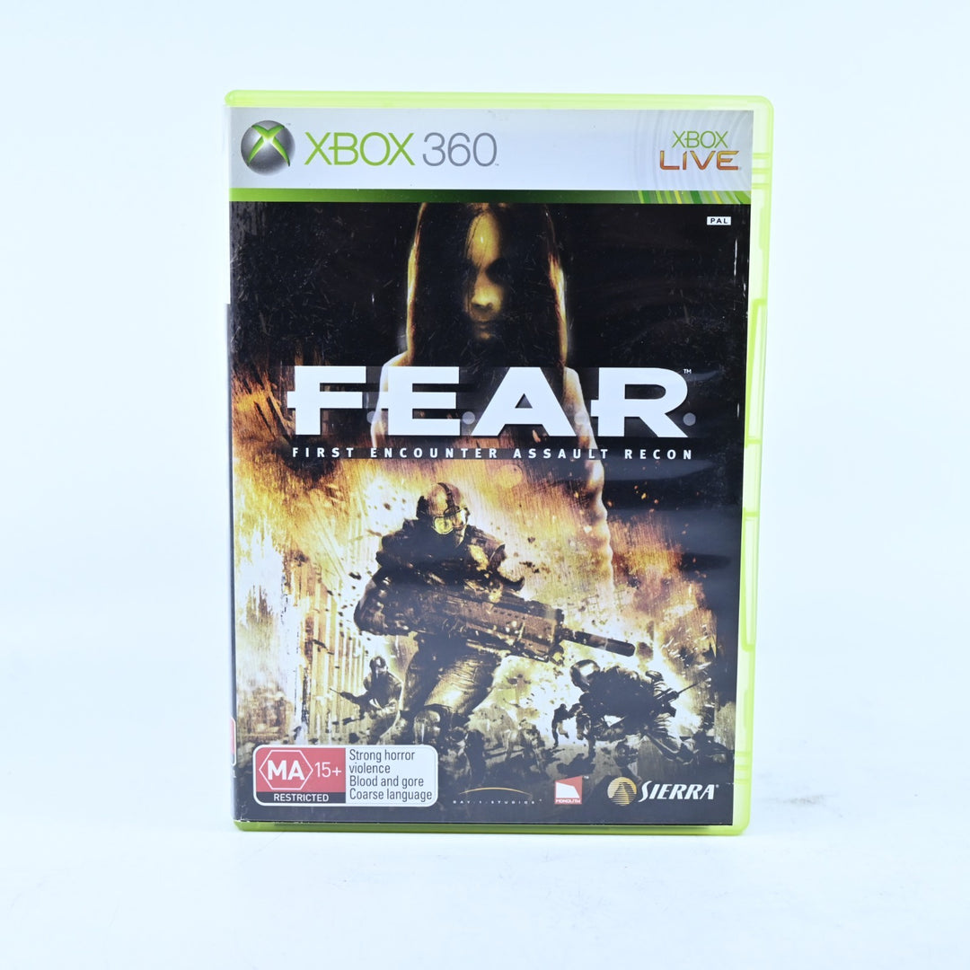 F.E.A.R. - Xbox 360 Game + Manual - PAL - MINT DISC! FEAR