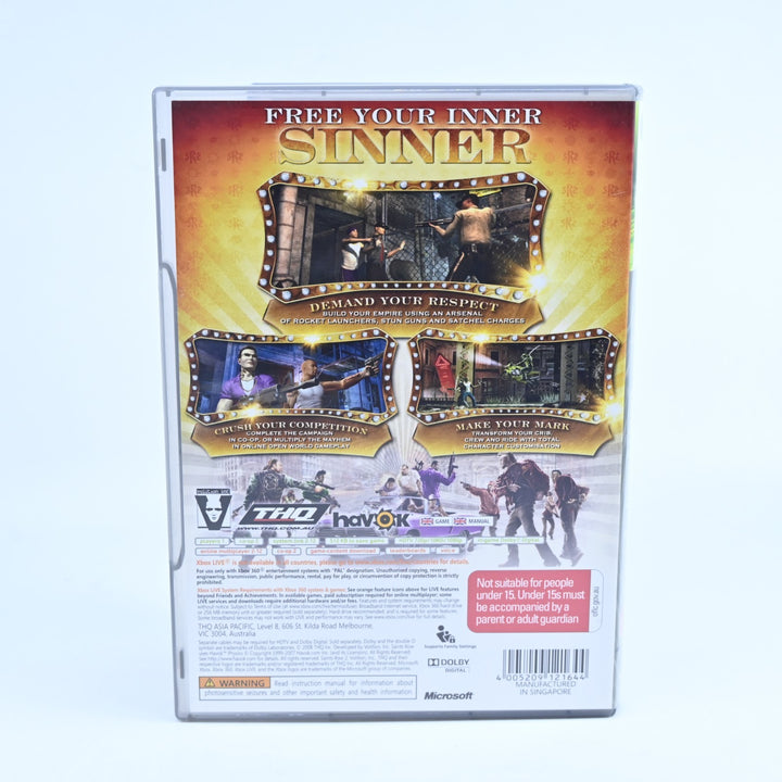 Saints Row 2 - Xbox 360 Game + Manual - PAL - MINT DISC!