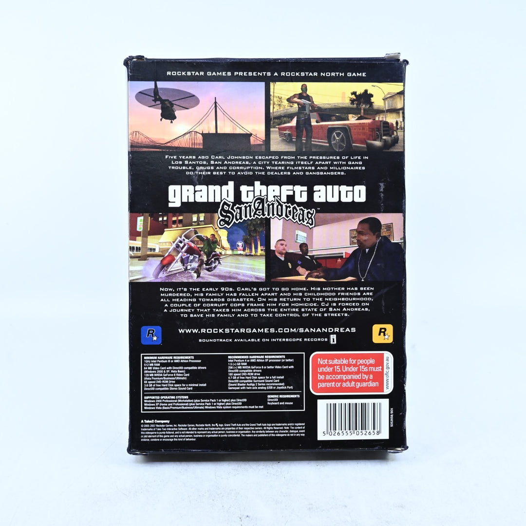 Grand Theft Auto San Andreas - Aus Release - PC Game