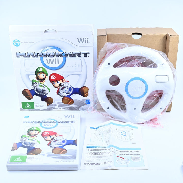 Mario Kart Wii Boxed + Wheel - Nintendo Wii Game + Manual - PAL - MINT DISC!