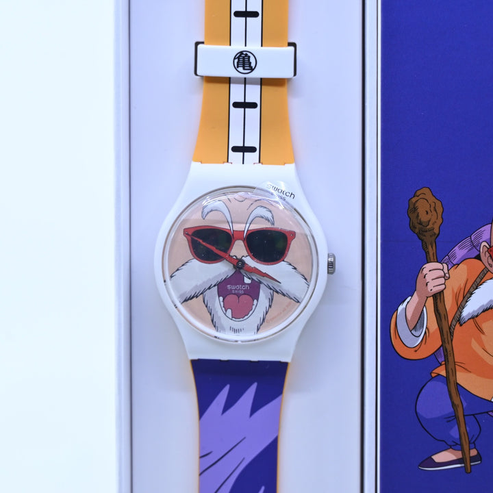 Master Roshi Swatch Dragon Ball Z Limited Edition Collaboration Watch - Anime