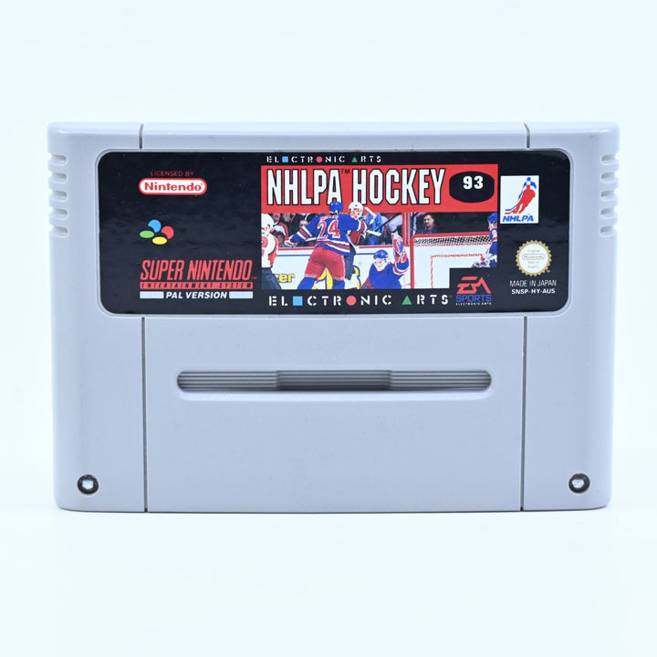 NHLPA Hockey '93 - Super Nintendo / SNES Game - PAL - FREE POST!