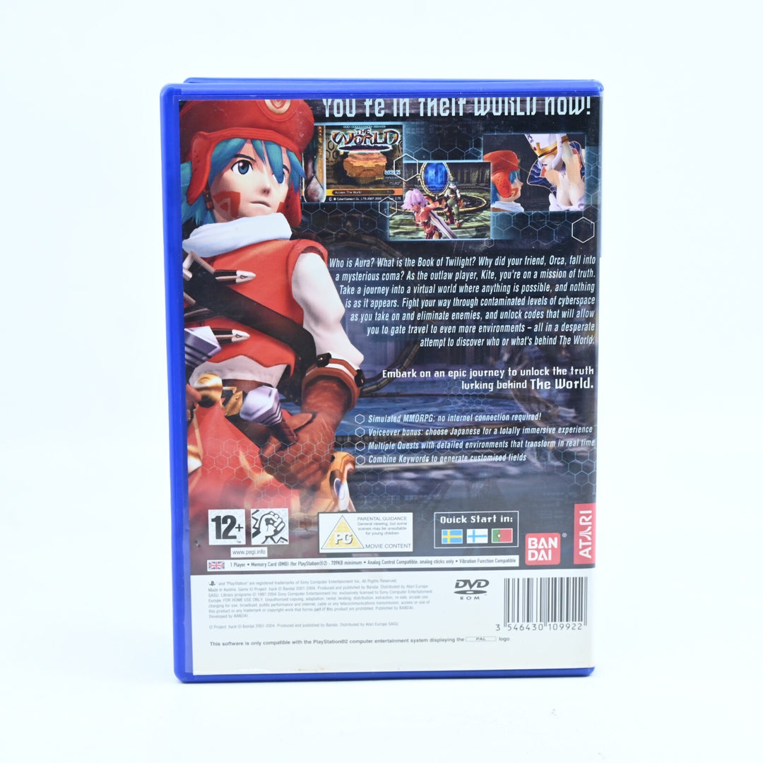 Dot .hack// Infection - Sony Playstation 2 / PS2 Game + Manual - PAL - MISCUT!