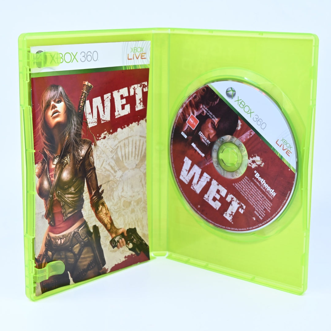 WET - Xbox 360 Game + Manual - PAL - MINT DISC!