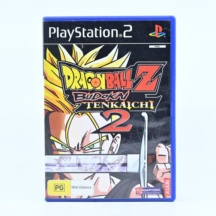 Dragon Ball Z Budokai Tenkaichi 2 - Sony Playstation 2 / PS2 Game + Manual - PAL