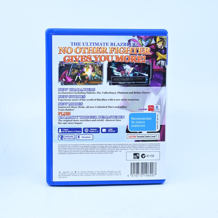 BlazBlue Continuum Shift Extend - Sony PS Vita Game - PAL - FREE POST!