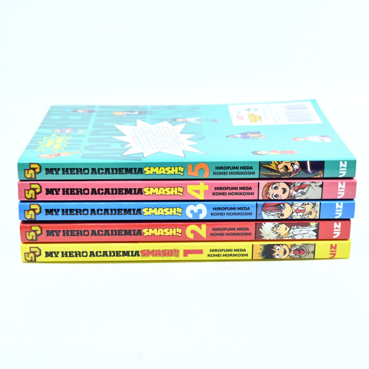 COMPLETE SET! - My Hero Academia SMASH! Vol. 1-5 - Viz Media - Manga