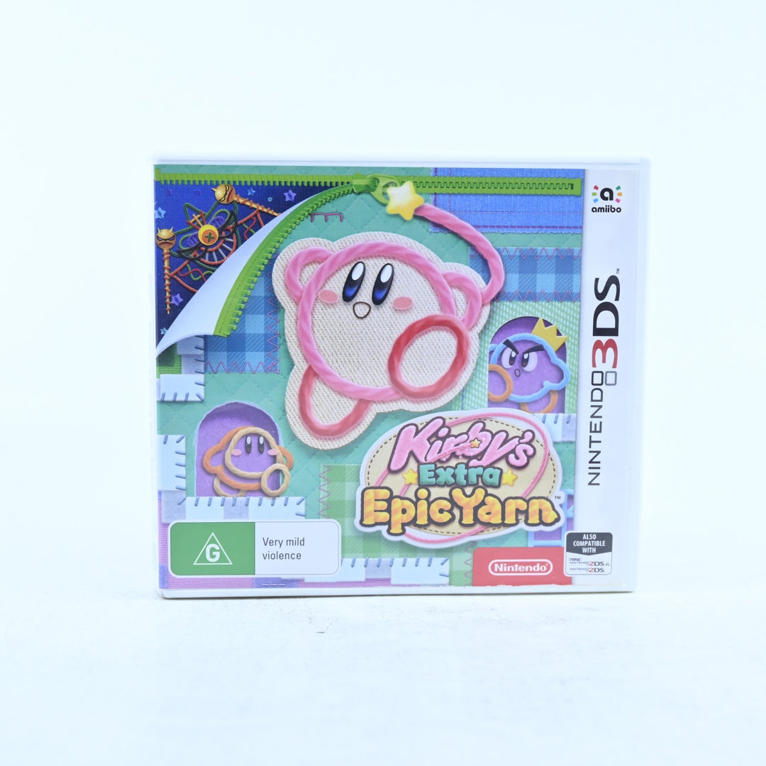 Kirby's Extra Epic Yarn - Nintendo 3DS Game - PAL + Manual - FREE POST!