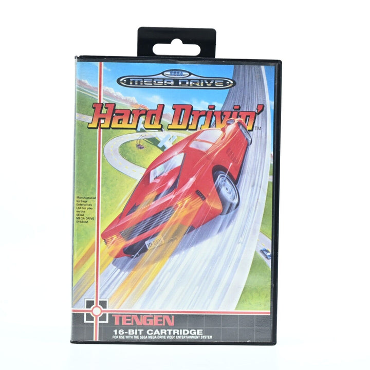 Hard Drivin' + Manual - Sega Mega Drive Game - PAL - FREE POST!