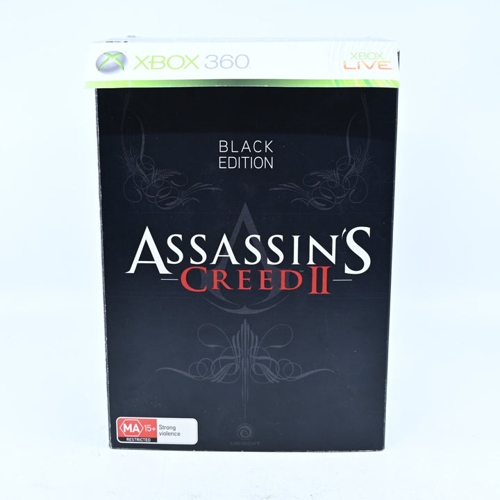 Assassin's Creed II: Black Editon - Xbox 360 Game + Manual - PAL - MINT DISC!