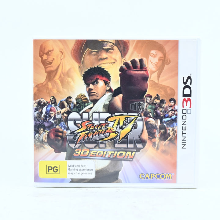 Super Street Fighter IV 4: 3D Edition - Nintendo 3DS Game - PAL + Manual